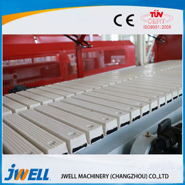 Jwell special designed PE/PP WPC plastic extrusion line for outside decoration