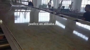 Jwell PVC Decoration Sheet Marble board Making machine Extrusion Production line