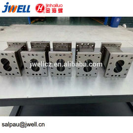 Co Rotation Parallel Extruder Screw Elements Alloy Material Smooth Surface